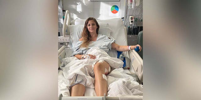 Julia Fatum in the hospital, NYC