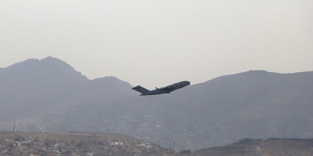 US military aircraft evacuates people from Afghanistan
