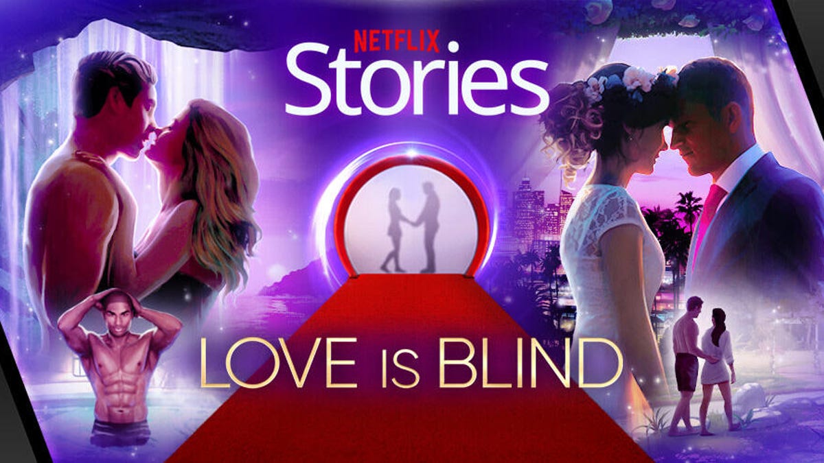 An image of the 'Love Is Blind' game from Netflix
