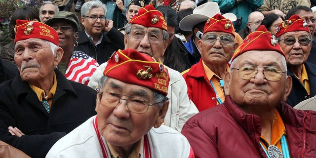 Navajo Code Talkers during Veterans Day