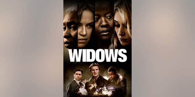 Movie poster of "Widows" with cast on poster