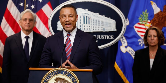 U.S. Attorney for the Eastern District of New York Breon Peace at an unrelated press conference