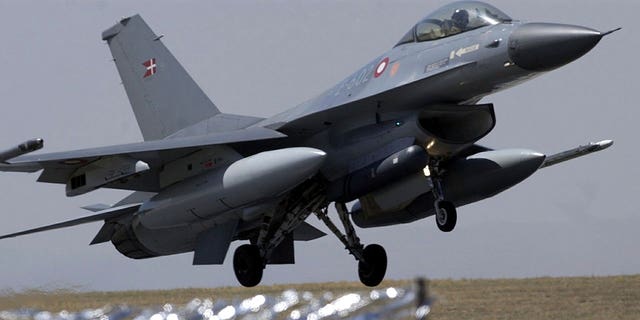 Norwegian F-16 fighter 