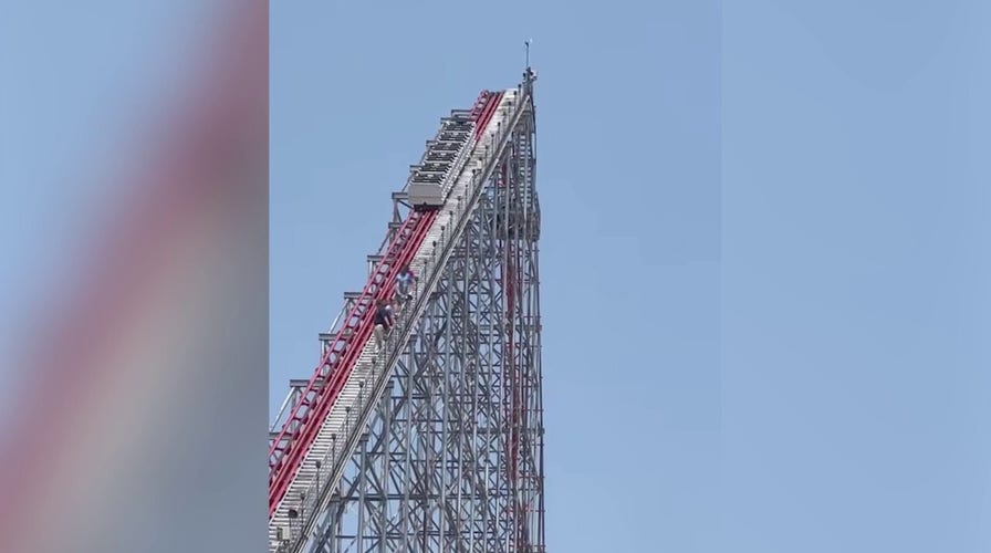 Ohio amusement park guests evacuated from 200+ foot roller coaster, forced to walk down lengthy stairs