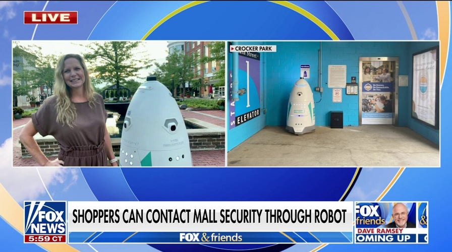 Ohio mall uses robot to help keep shoppers safe
