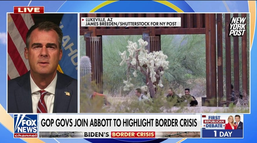 Oklahoma governor visits southern border to witness crisis firsthand 