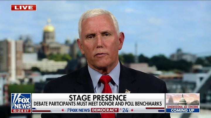 Mike Pence: Count on me to be on the debate stage