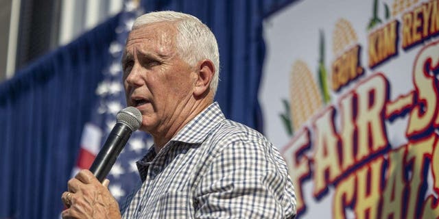 Pence during a Fair-Side Chat