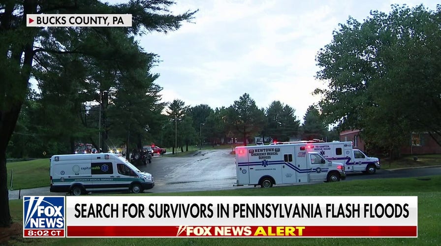 Pennsylvania flash flooding leaves 5 dead, 2 children missing