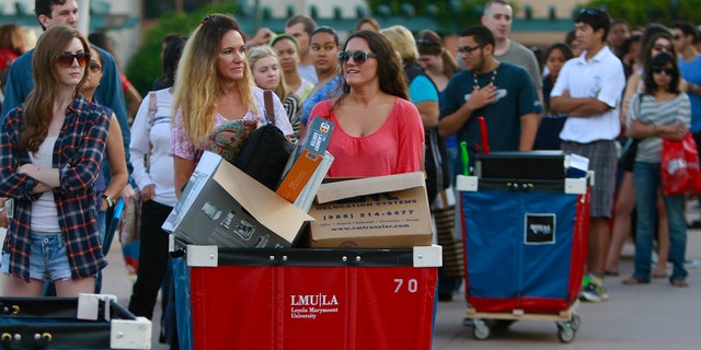 College move in day