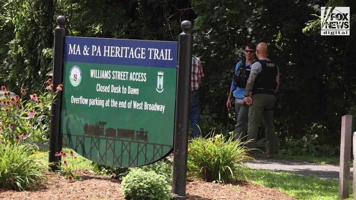 Police activity on the Ma and Pa Trail in Bel Air, Maryland