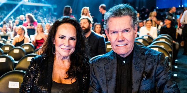 Randy Travis and wife Mary at an event