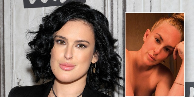 Rumer Willis posing nude