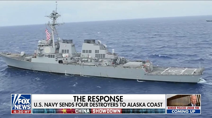 Russia conducts weekend war games off the coast of Alaska