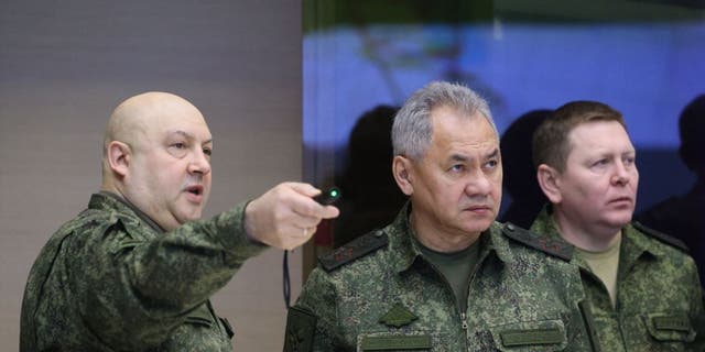 General Sergei Surovikin directing Russian troops