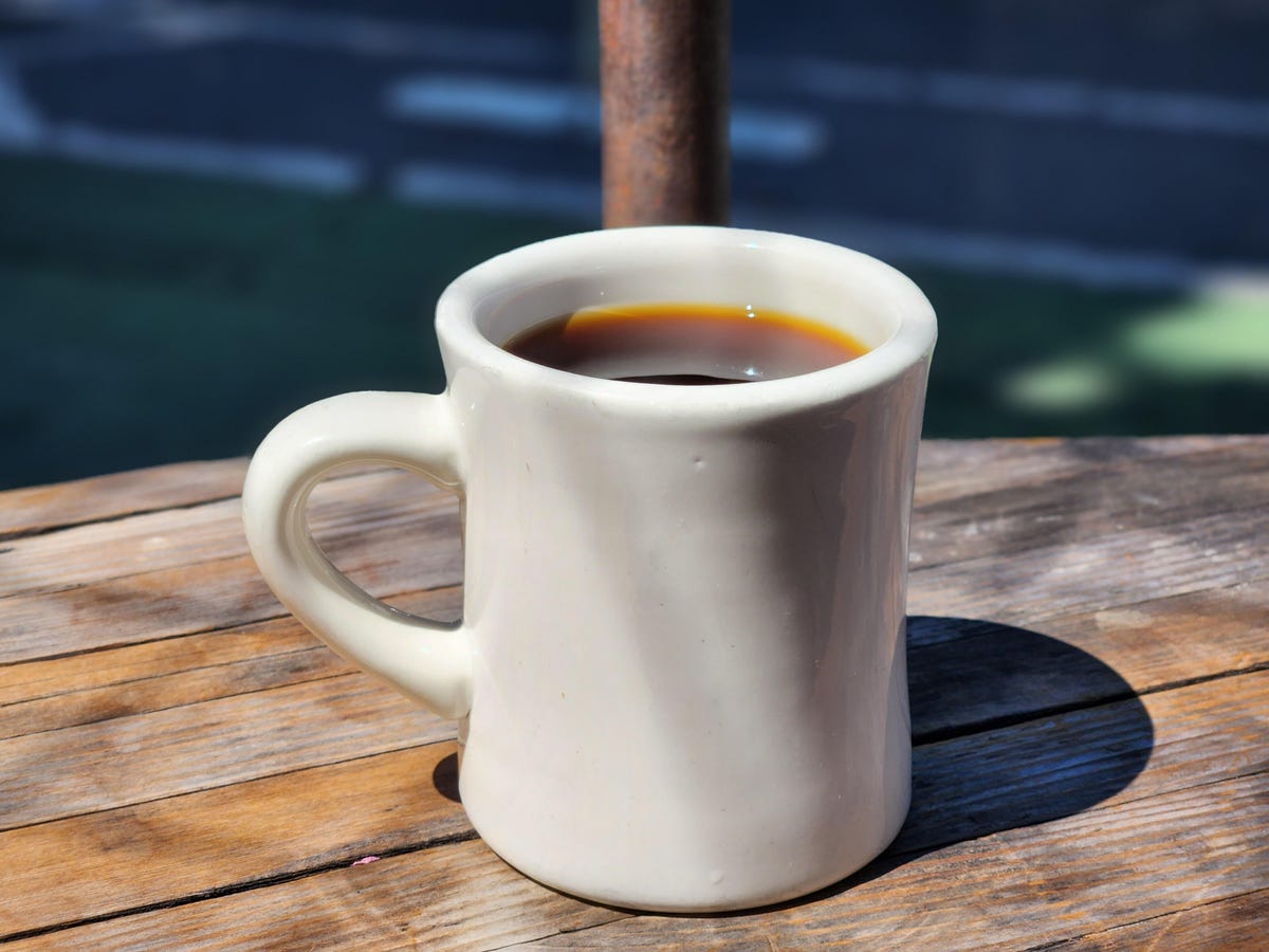 A photo of a coffee cup