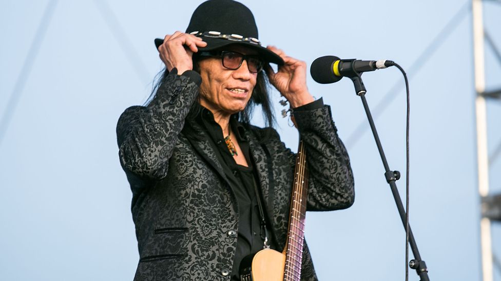 Sixto Diaz Rodriguez performs at the Sasquatch Music Festival at The Gorge on May 25, 2014 in George, Washington