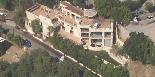 Squatter mansion aerial view