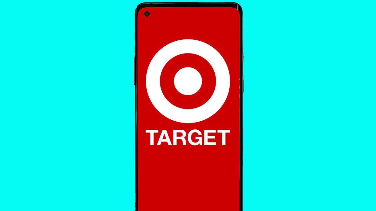 Target shopping on a phone