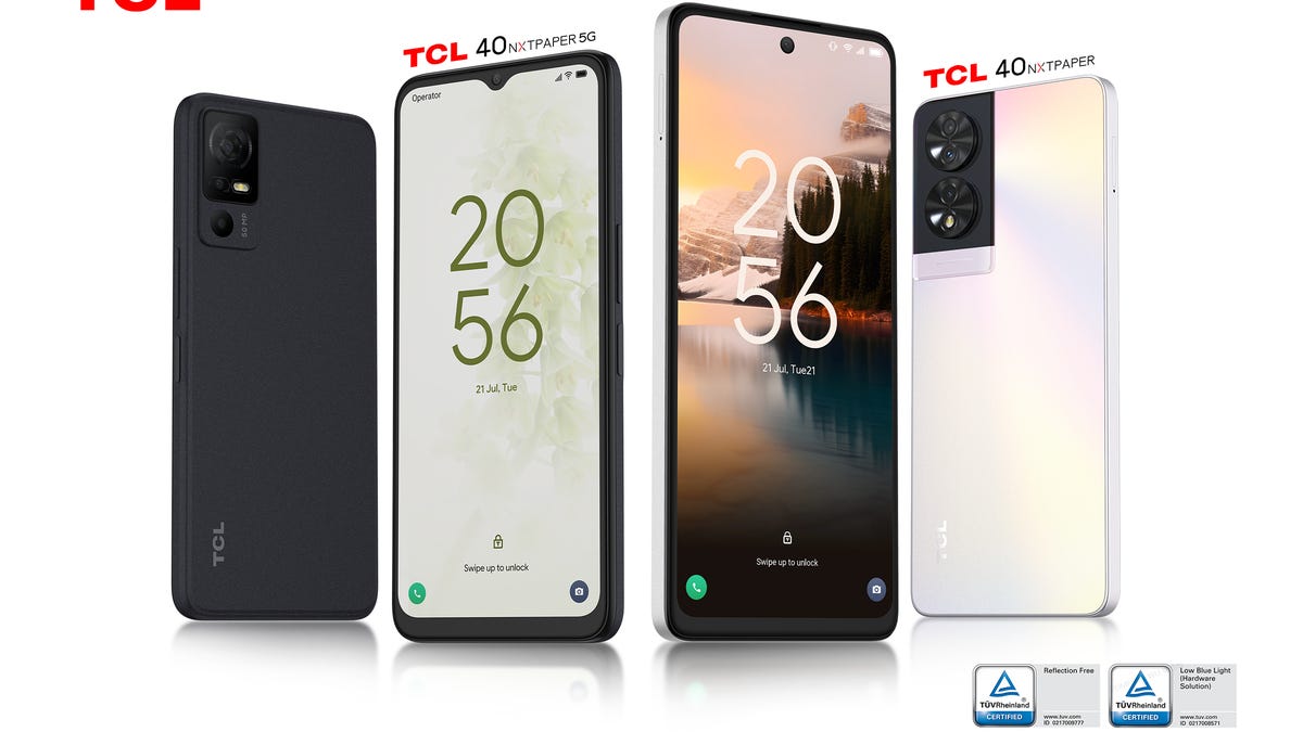 TCL 40 NxtPaper phone line