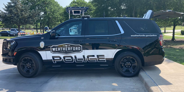 Weatherford Police Department car