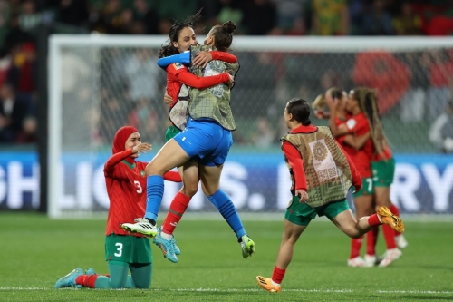 African teams have won hearts -- and plenty of points -- at the 2023 Women's World Cup. Nigeria, Zambia, South Africa, and Morocco [pictured] have all enjoyed unforgettable moments in Australia and New Zealand, strongscroll through the gallery to explore their tournaments so far. /strong