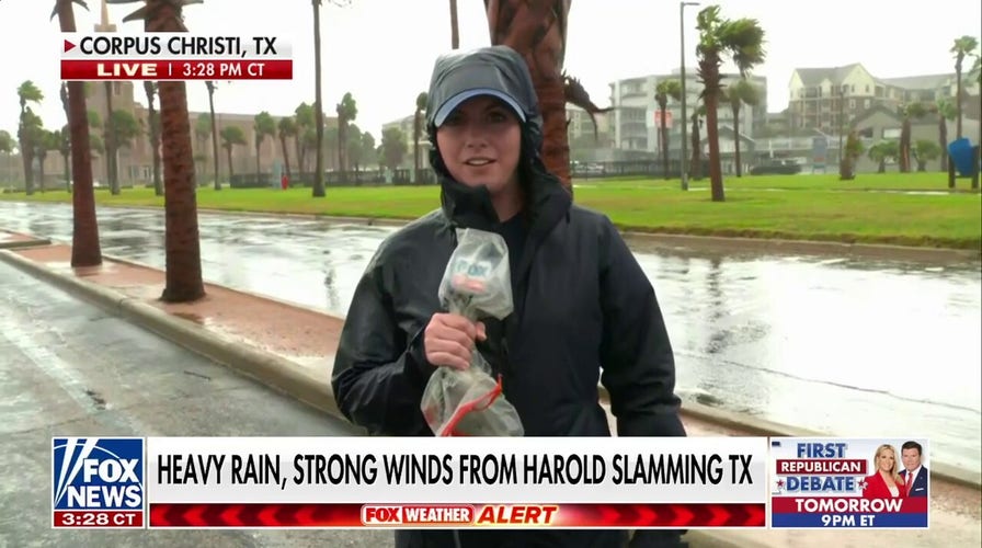 Tropical Storm Harold is racing towards Texas