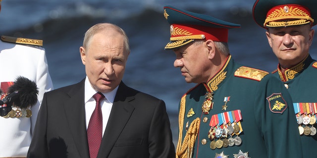 Putin with a general