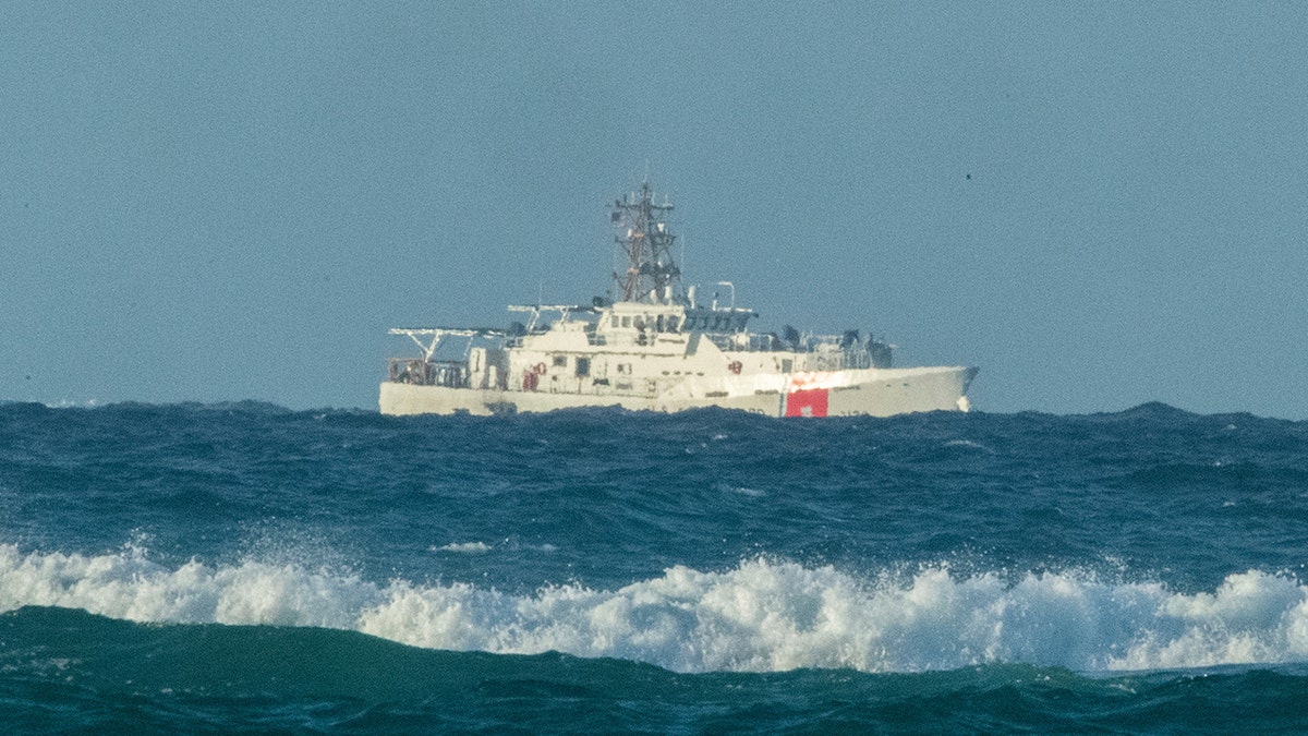 A boat on the distance