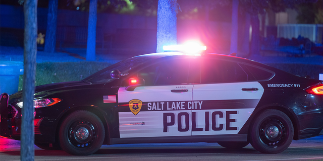 Salt Lake City police vehicle