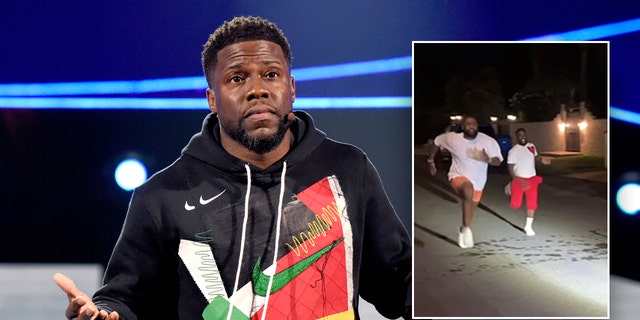 Kevin Hart races NFL star