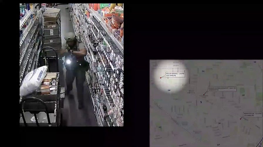 Jacksonville sheriff releases video footage of gunman’s last moments before opening fire inside Dollar General store