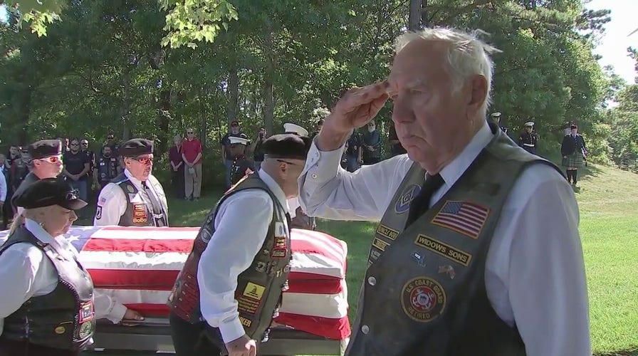 Navy veteran laid to rest with American Legion riders funeral procession