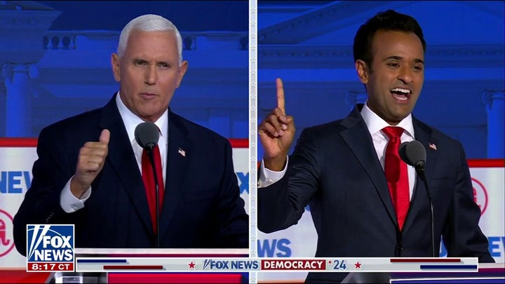 Pence and Ramaswamy clash over experience: 'We don't need to bring in a rookie' 
