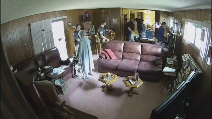 Video shows Kansas 98-year-old scold officers raiding her home before warrants were withdrawn