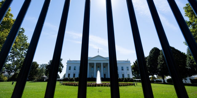 The north front of the White House