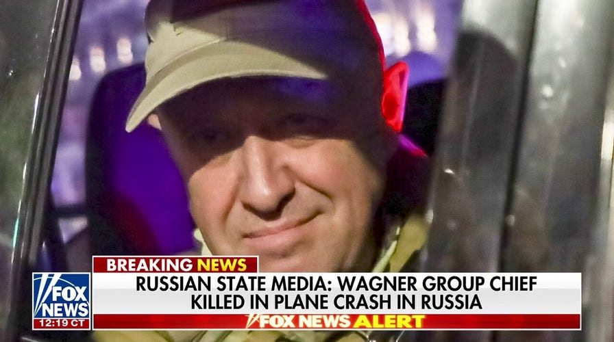 Wagner Group's Prigozhin reportedly on board plane that crashed, Russian state media reports