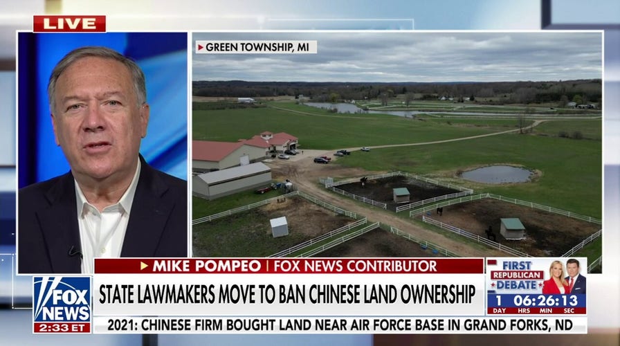 China's US land investment is a 'propaganda effort': Mike Pompeo