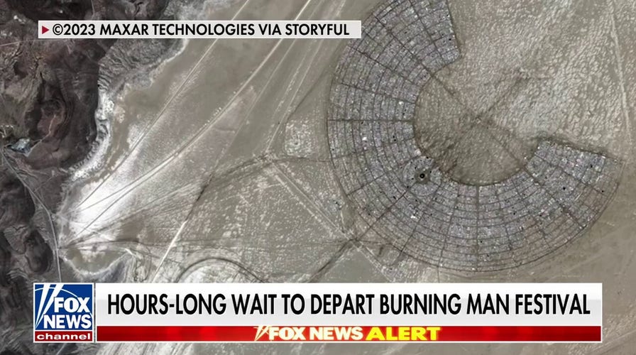 Burning Man attendees face seven-hour wait to depart festival