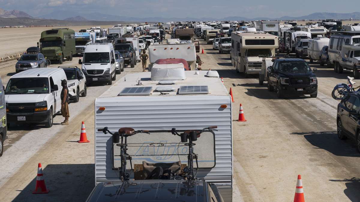 Burning Man exodus traffic