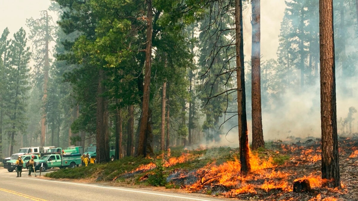 A California wildfire