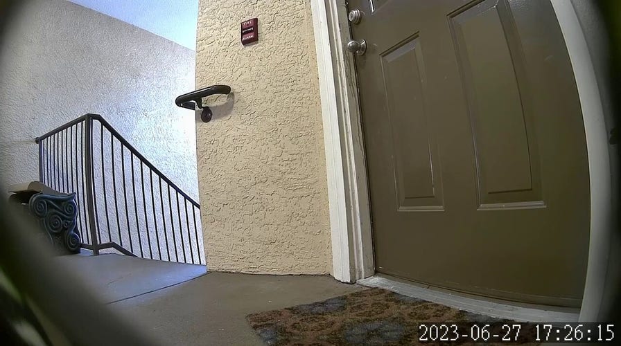 Florida chemistry student caught on camera allegedly injecting opioid under neighbor's door