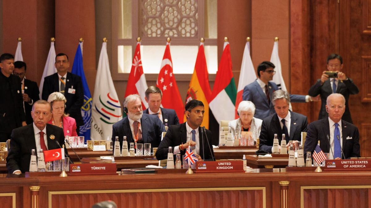 G20 leaders seated at summit