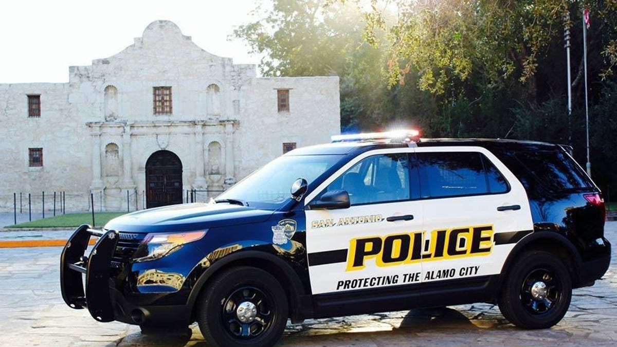 San Antonio Police Department vehicle