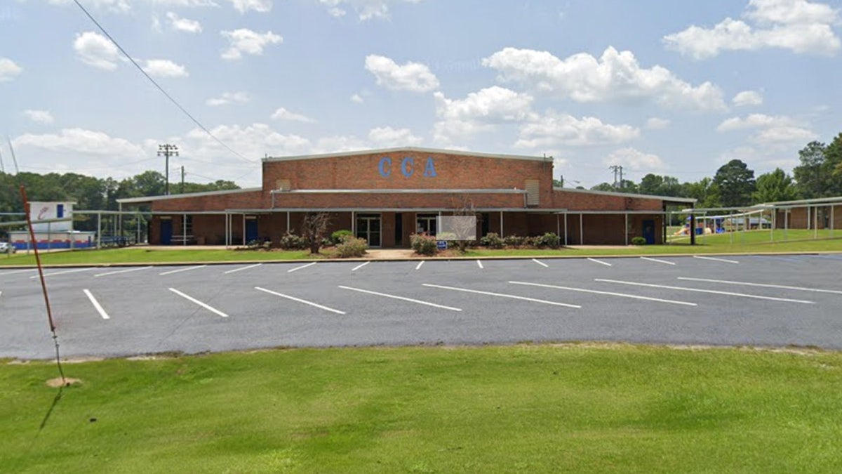 Brick school building in Alabama.