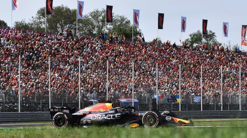 Formula One F1 - Italian Grand Prix - Autodromo Nazionale Monza, Monza, Italy - September 3, 2023 Red Bull's Max Verstappen in action during the race