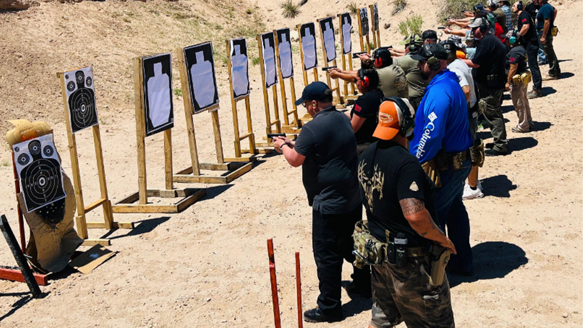 firing line at outdoor gun safety class