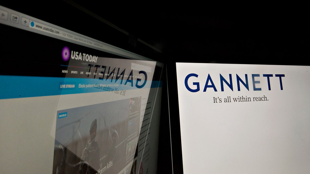 USA Today, Gannett websites on computer screens