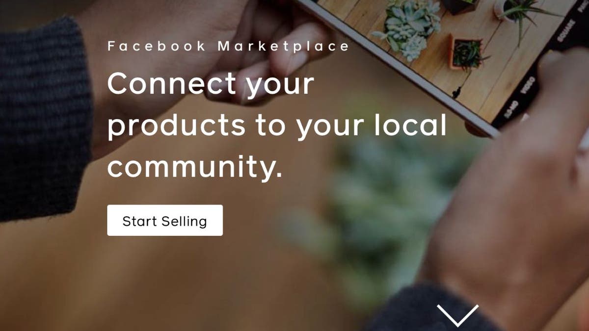 Screenshot shows Facebook Marketplace