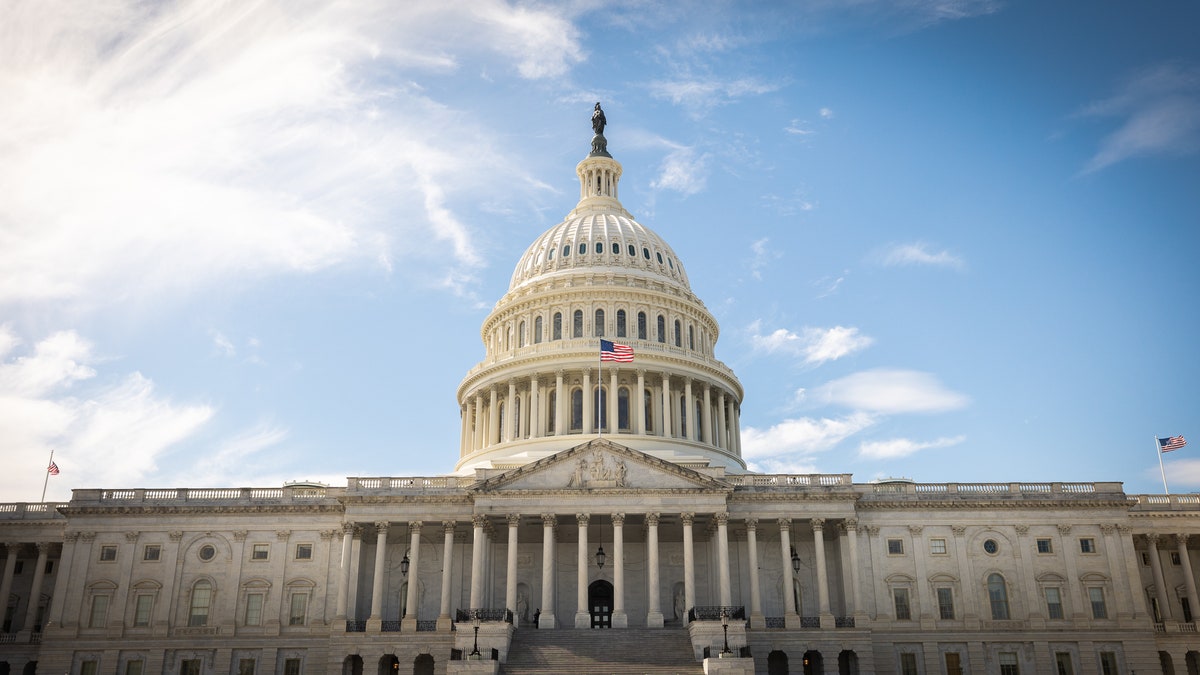 daytime shot of US Capitol in Washington